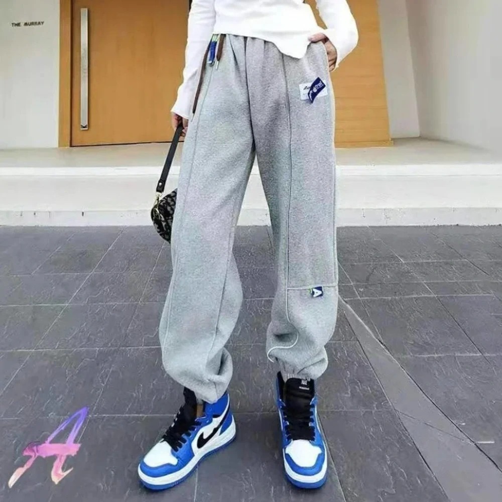 Ader Error Gray Unisex Reflective Tire Jogger Sweatpants Size A3 (Large)